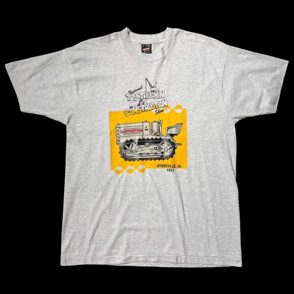 Fruit of the Loom Other - 90s vintage Toy Truck'N Construction Show T-shirt 1993 single stitch grey.